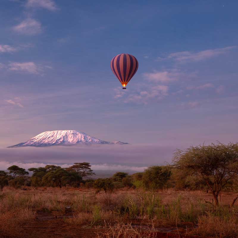 The Best Amboseli National Park Hot Air Balloon Safaris In Kenya