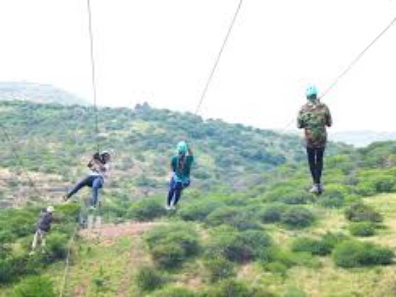 Ziplining at Sironka Valley Resort with Bamm Safaris Adventures Kenya