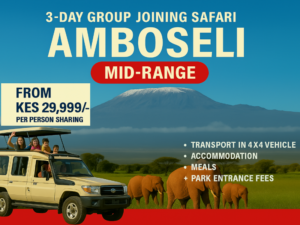 Amboseli Midrange Group Joining Safari